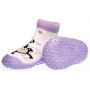 SKIDDER MONKEY PURPLE SHOE SOCK-GIRL SKIDDER MONKEY PURPLE SHOE SOCK-GIRL